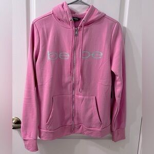Bebe Sport | Baby Pink Y2K Activewear Hoodie